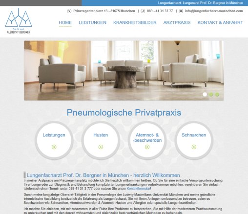 Lungenfacharzt Prof. Dr. Bergner Erfahrung Lungenfacharzt Prof. Dr. Bergner öffnungszeit