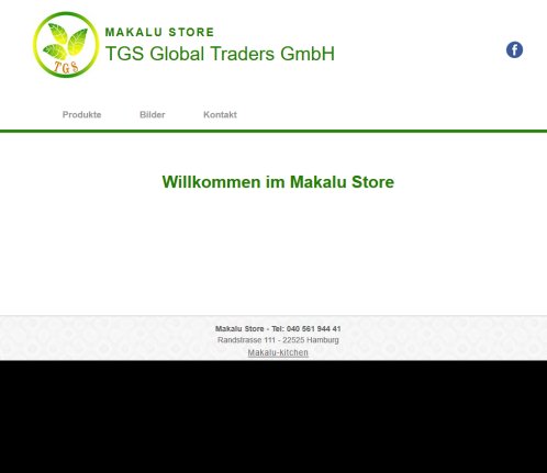 Makalu Kitchen and Store Randstrasse 111   22525 Hamburg TGS Global Traders GmbH öffnungszeit