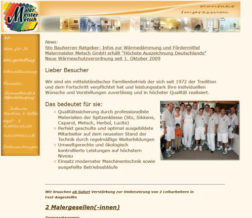Malermeister Metsch Erfahrung Malermeister Metsch öffnungszeit