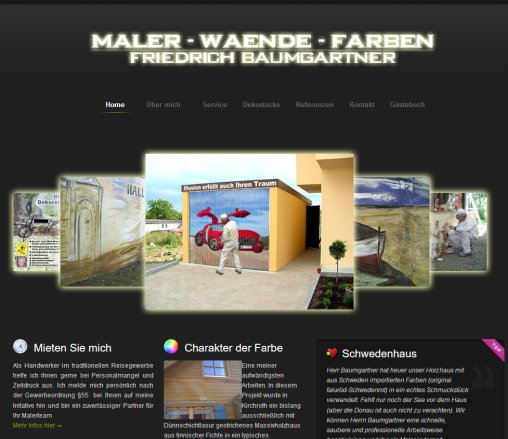 Maler Wände Farben   Friedrich Baumgartner   Home  öffnungszeit