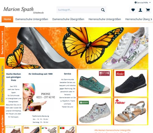 Schuhe Übergrößen Marion Spath Untergrößen Marion Spath GmbH öffnungszeit