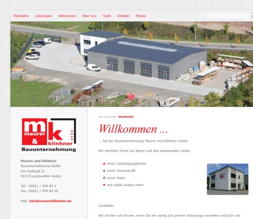 Bauunternehmung Maurer Klinkner GmbH Landsweiler Reden Homepage Bauunternehmung GmbH Erfahrung Bauunternehmung Maurer Klinkner GmbH Landsweiler Reden Homepage Bauunternehmung GmbH Öffnungszeit