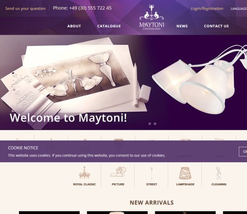 http: www.maytoni.de öffnungszeit