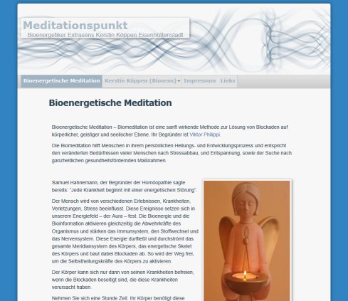 Biomeditation Erfahrung Biomeditation Öffnungszeit