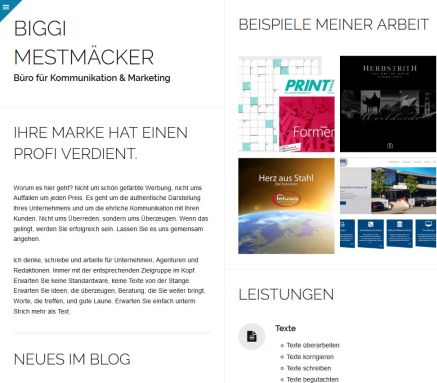 Biggi Mestmäcker – Kommunikation & Marketing  öffnungszeit