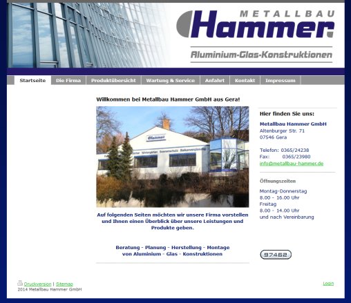 Willkommen bei Metallbau Hammer › hammer Gera