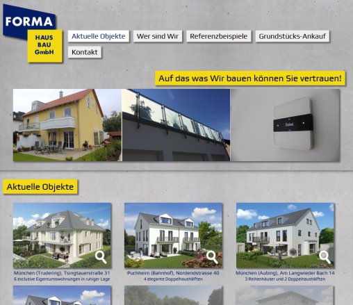 Aktuelle Objekte » Forma Hausbau GmbH Forma Hausbau GmbH öffnungszeit