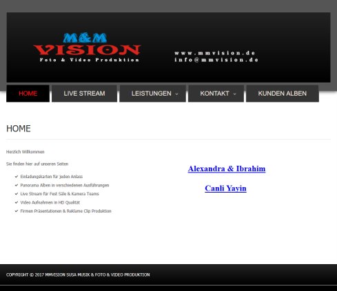 MMvision GbR Foto & Video Produktion Erfahrung MMvision GbR Foto & Video Produktion Öffnungszeit