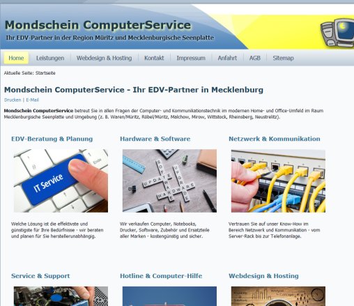 Mondschein Computer Service   Hardware  Software  Webdesign  PC Notdienst  öffnungszeit