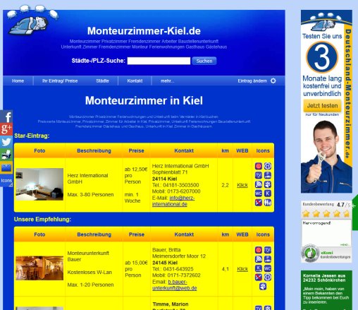 Kiel www.monteurzimmer kiel.de Erfahrung Kiel www.monteurzimmer kiel.de Öffnungszeit