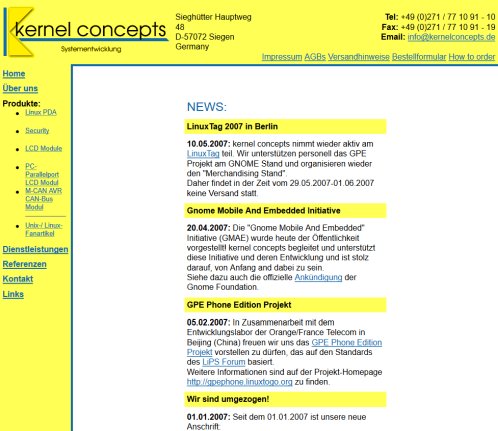 kernel concepts   solutions for embedded and portable systems  öffnungszeit