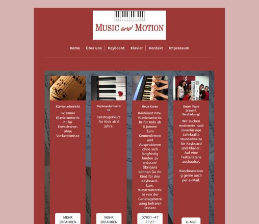 Music and Motion Musikschule Crailsheim Erfahrung Music and Motion Musikschule Crailsheim Öffnungszeit