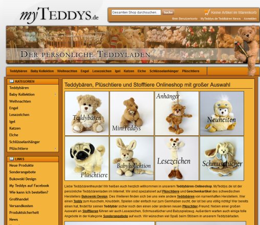 Teddybären  Plüschtiere und Stofftiere Onlineshop mit großer Auswahl  öffnungszeit