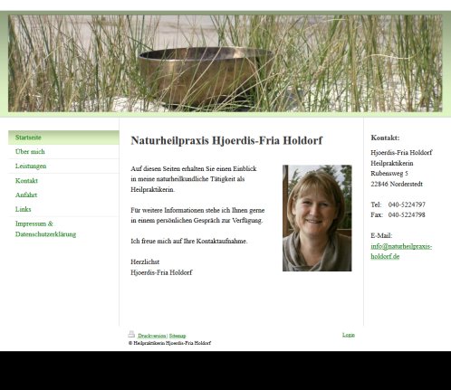 Naturheilpraxis  Hjoerdis Fria Holdorf  Heilpraktikerin  Norderstedt   öffnungszeit