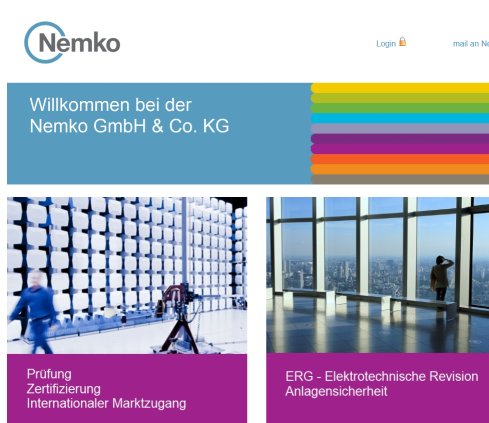 Startseite nemko.de Nemko GmbH & Co. KG öffnungszeit