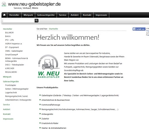 W. Neu Gabelstapler Am Marienberg 8 64686 Lautertal Erfahrung W. Neu Gabelstapler Am Marienberg 8 64686 Lautertal öffnungszeit
