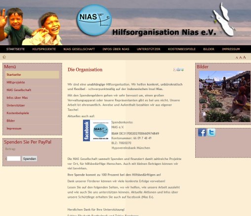 Nias e.V. ::: Hilfsorganisation für die Insel Nias  öffnungszeit