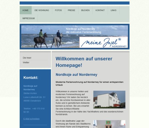 Nordkoje auf Norderney Die exklusive Ferienwohnung auf Norderney Home Erfahrung Nordkoje auf Norderney Die exklusive Ferienwohnung auf Norderney Home Öffnungszeit
