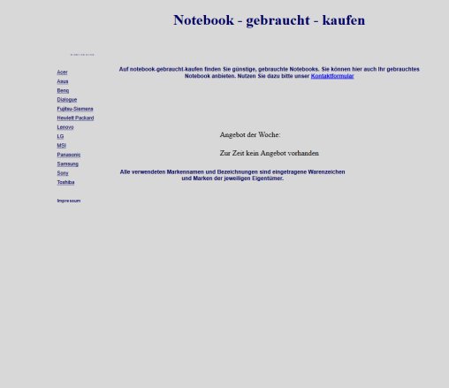 Notebook   gebraucht   kaufen  öffnungszeit