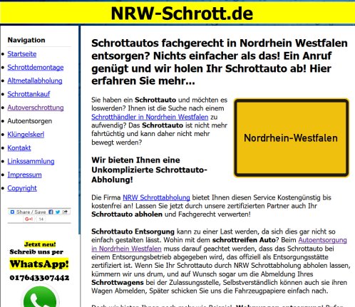 Schrottauto und Schrottwagen Abholung Erfahrung Schrottauto und Schrottwagen Abholung Öffnungszeit