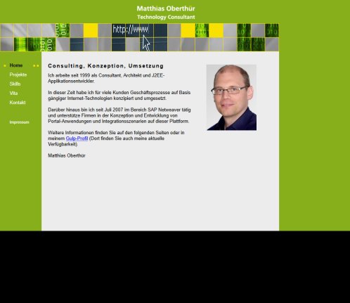 Matthias Oberthür Technology Consultant Home Erfahrung Matthias Oberthür Technology Consultant Home öffnungszeit