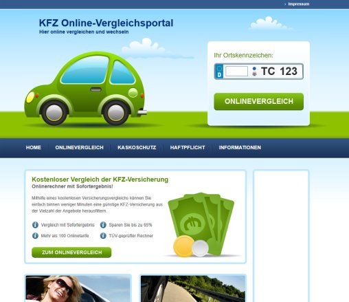 Kostenloser KFZ Versicherungsvergleich – Kostenlos KFZ Versicherung vergleichen und beim Wechsel bares Geld sparen ainex GmbH öffnungszeit