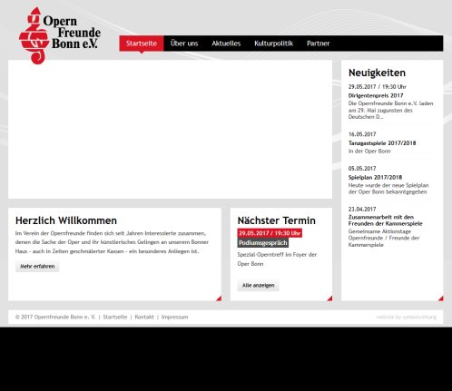 Opernfreunde Bonn e. V. :: Startseite Opernfreunde Bonn e.V. öffnungszeit