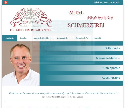 Dr. Nitz   Manuelle Medizin und Osteopathie in Hamburg  öffnungszeit