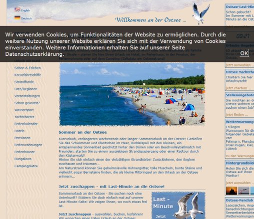 Ostsee Urlaub Informationen   ostsee.de ostsee.de INFO GmbH öffnungszeit