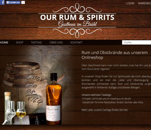 Rum und Obstbrände Onlineshop OUR RUM SPIRIT Erfahrung Rum und Obstbrände Onlineshop OUR RUM SPIRIT Öffnungszeit