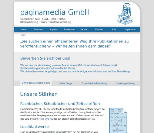 paginamedia GmbH / Satz Druck Erfahrung paginamedia GmbH / Satz Druck Öffnungszeit