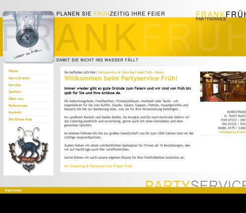 Partyservice & Catering Frank Früh  Rastatt  öffnungszeit