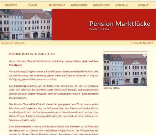 Pension am Markt  öffnungszeit