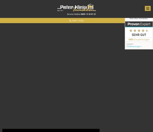 Peter Klein Immobilien GmbH Erfahrung Peter Klein Immobilien GmbH Öffnungszeit
