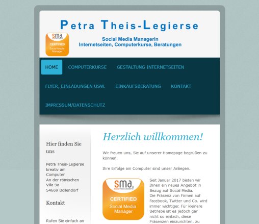 Petra Theis kreativ am Computer Home Erfahrung Petra Theis kreativ am Computer Home Öffnungszeit