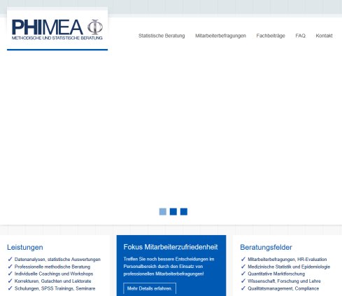 PHIMEA – Methodische und statistische Beratung Erfahrung PHIMEA – Methodische und statistische Beratung Öffnungszeit