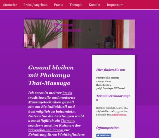 Thai Massage Phokanya Startseite Erfahrung Thai Massage Phokanya Startseite Öffnungszeit