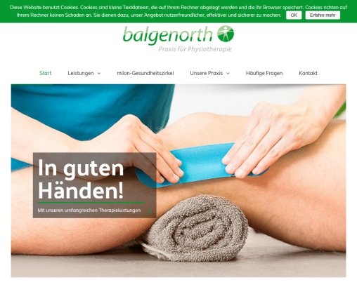 Physiotherapie Balgenorth  öffnungszeit