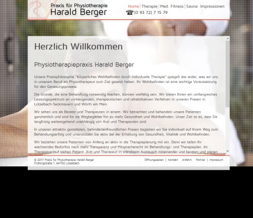 Home   Physiotherapie Praxis Harald Berger Lützelbach Wörth Miltenberg  öffnungszeit
