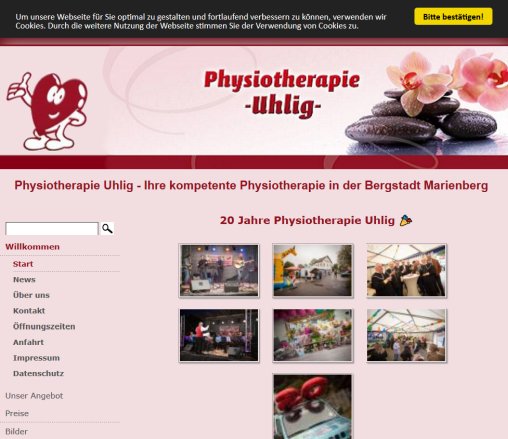 Physiotherapie Uhlig :: Willkommen :: Willkommen  öffnungszeit