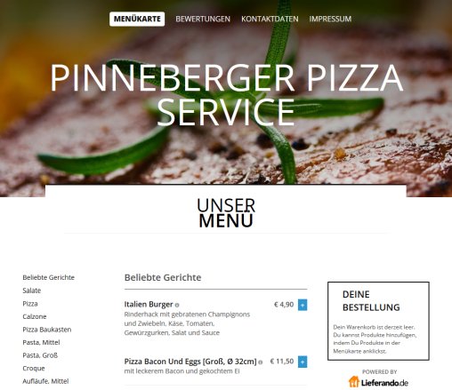  • Pinneberger Pizza Service | Pizza günstig online bestellen!  öffnungszeit