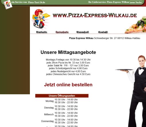 Pizza Express Wilkau Haßlau  öffnungszeit