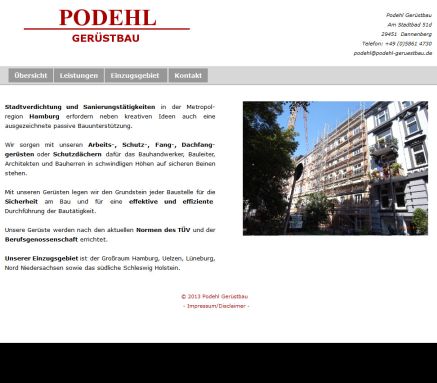 Podehl Gerüstbau Grüste in Hamburg Niedersachsen Schleswig Holstein Podehl Bau und Sanierungs GmbH Erfahrung Podehl Gerüstbau Grüste in Hamburg Niedersachsen Schleswig Holstein Podehl Bau und Sanierungs GmbH Öffnungszeit