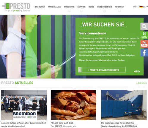 PRESTO GmbH & Co KG PRESTO GmbH & Co KG öffnungszeit