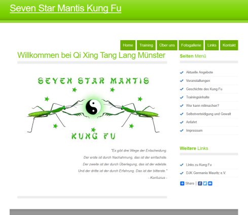 Seven Star Mantis Kung Fu  öffnungszeit