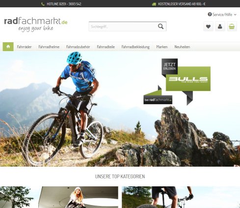 Radfachmarkt.de Erfahrung Radfachmarkt.de Öffnungszeit