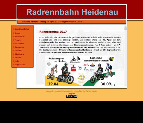 Radrennbahn Heidenau Startseite Erfahrung Radrennbahn Heidenau Startseite Öffnungszeit
