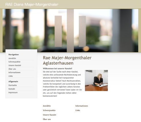 Rae Majer Morgenthaler Aglasterhausen  öffnungszeit