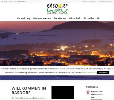 Gemeinde Rasdorf  öffnungszeit
