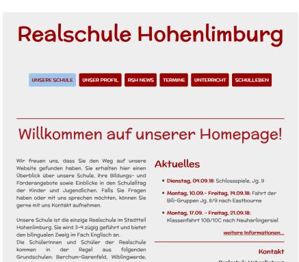 Realschule Hohenlimburg   Aktuelles aus dem Schulleben  öffnungszeit